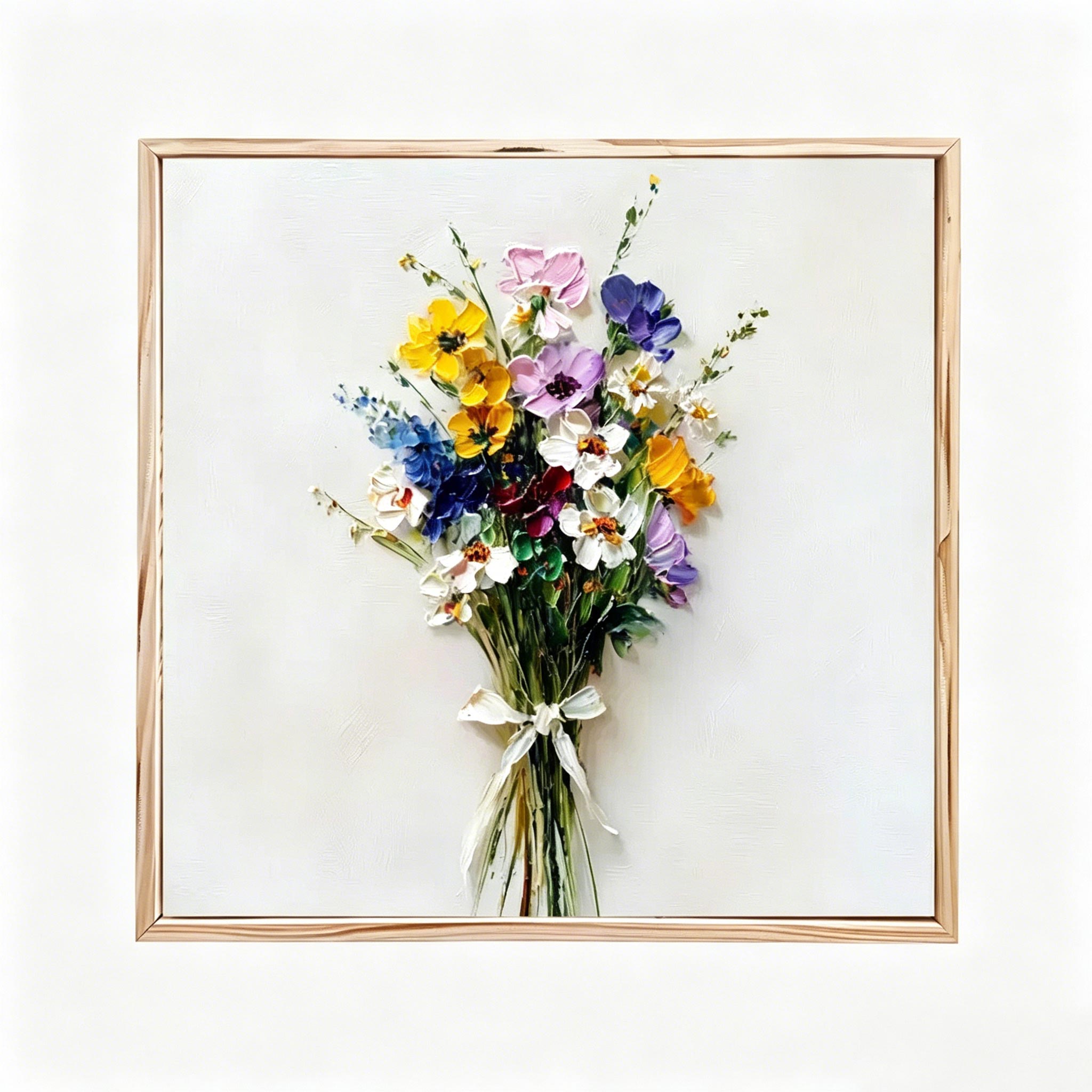 Wildflower Bouquet Wall Art #FL023