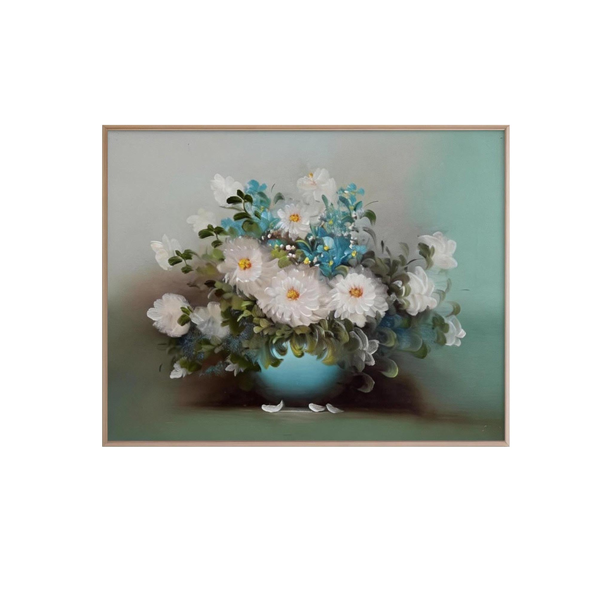 Soft Floral Bouquet Wall Art #FL031