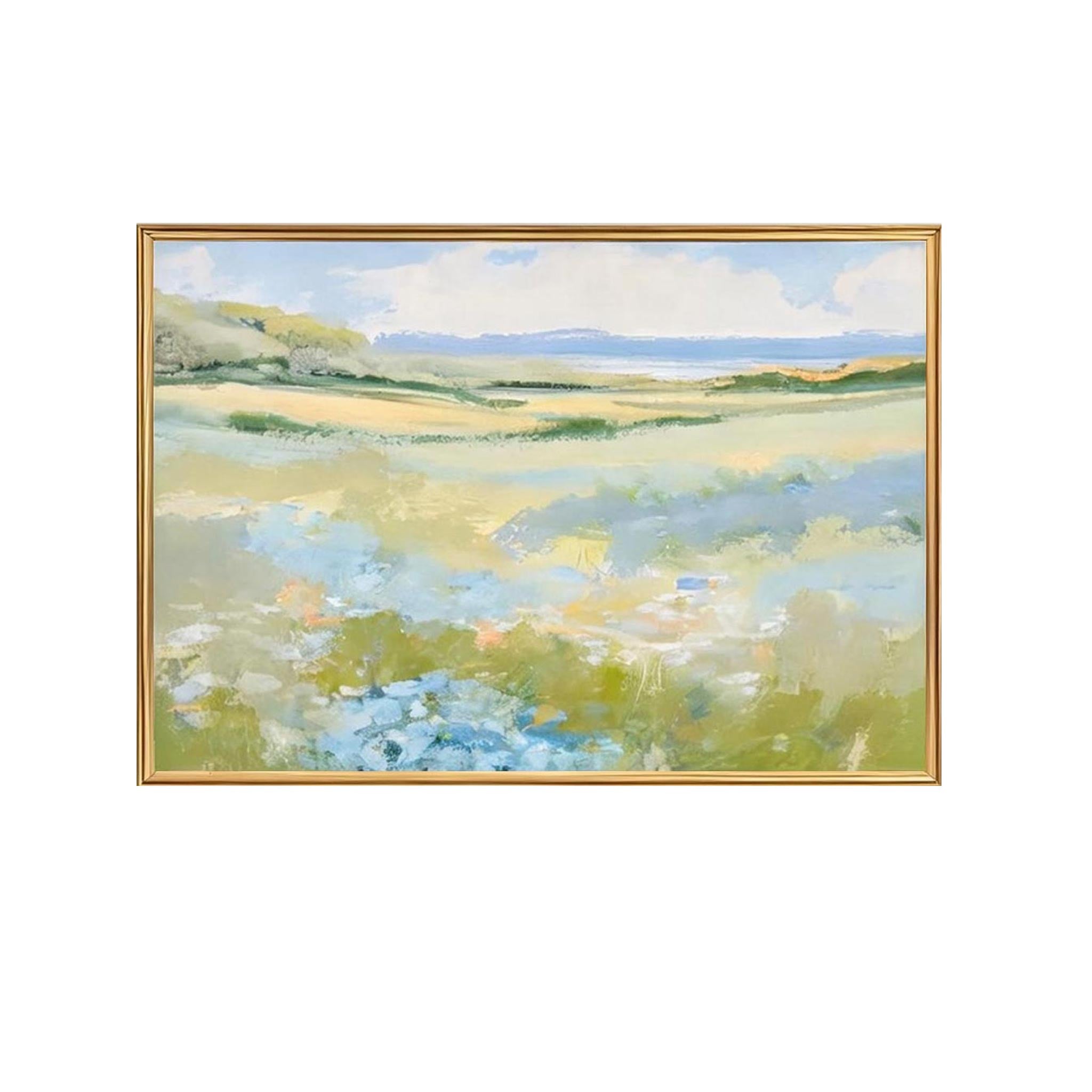 Soft Coastal Landscape Wall Art #PL002
