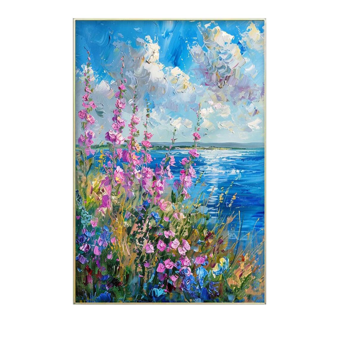 Coastal Wildflower Wall Art #FL042