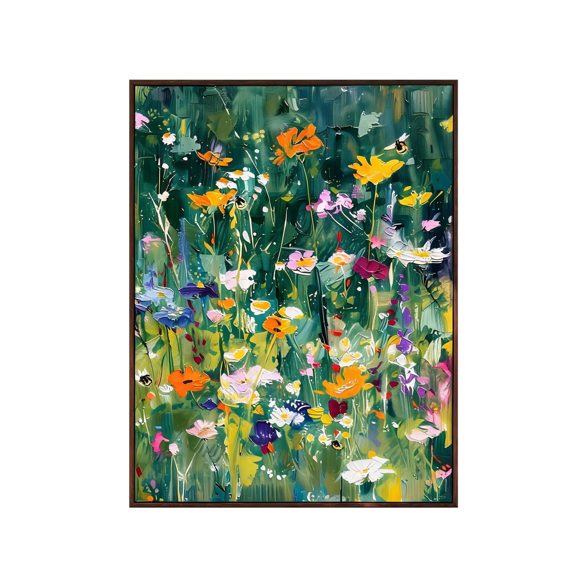 Colorful Wildflower Wall Art #FL057