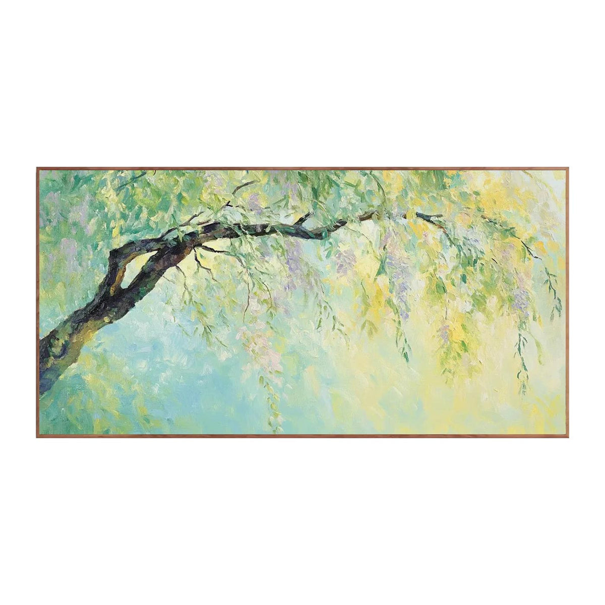 Sunlit Willow Branches Wall Art #LS087