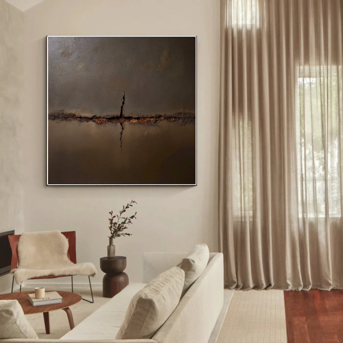 Wabi Sabi Art Earthen Aura Painting #WS001