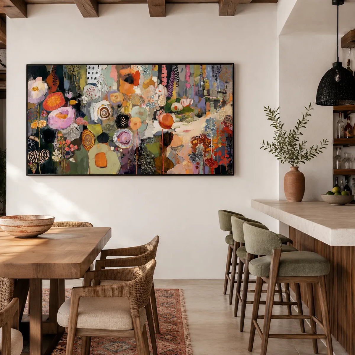 Wildflower Meadow – Abstract Floral Painting
