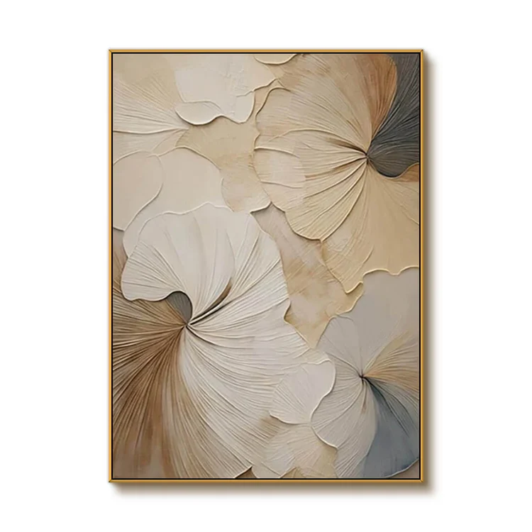 Abstract Ginkgo Leaf Wall Art #MA011