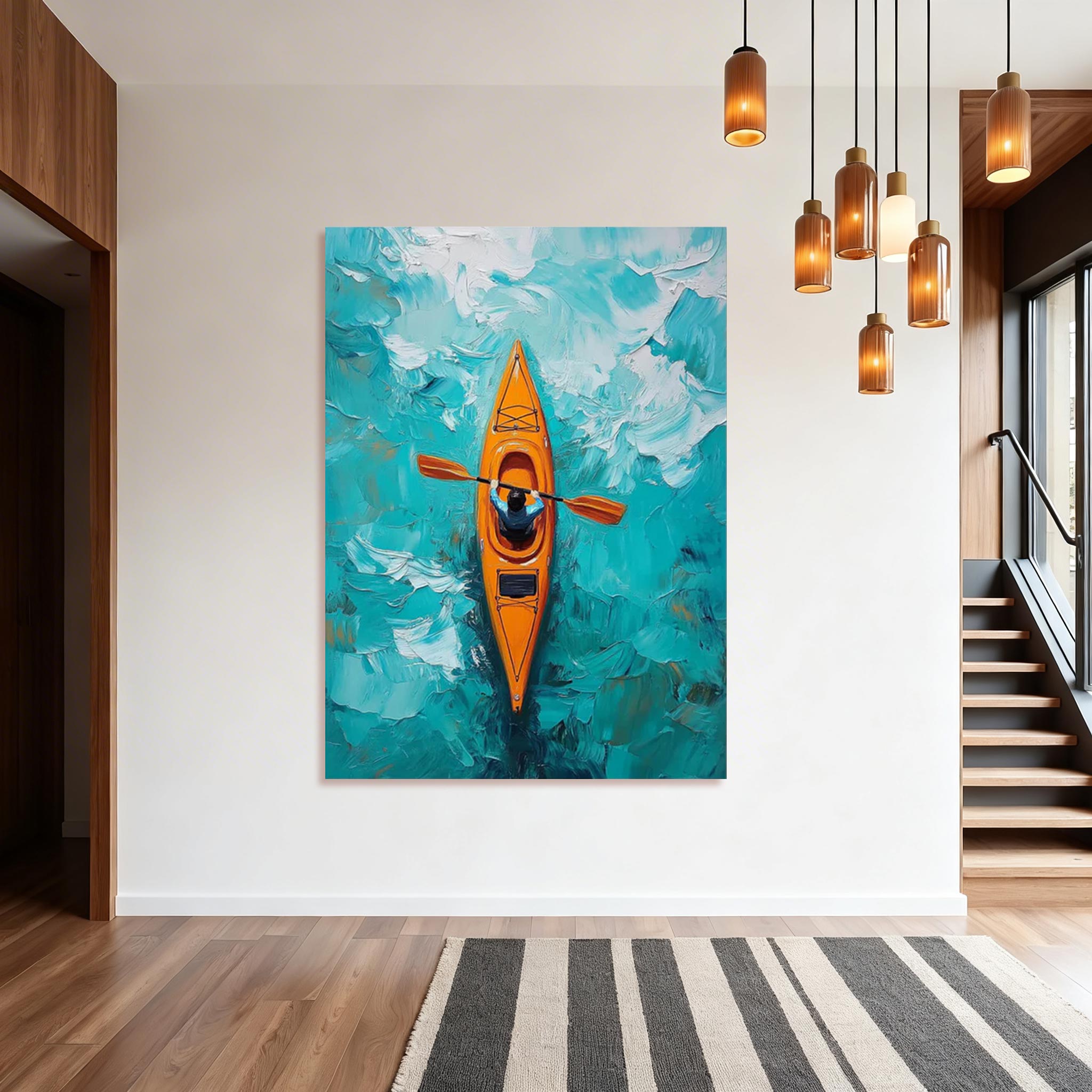 Coastal Adventure Canvas Painting #CP001