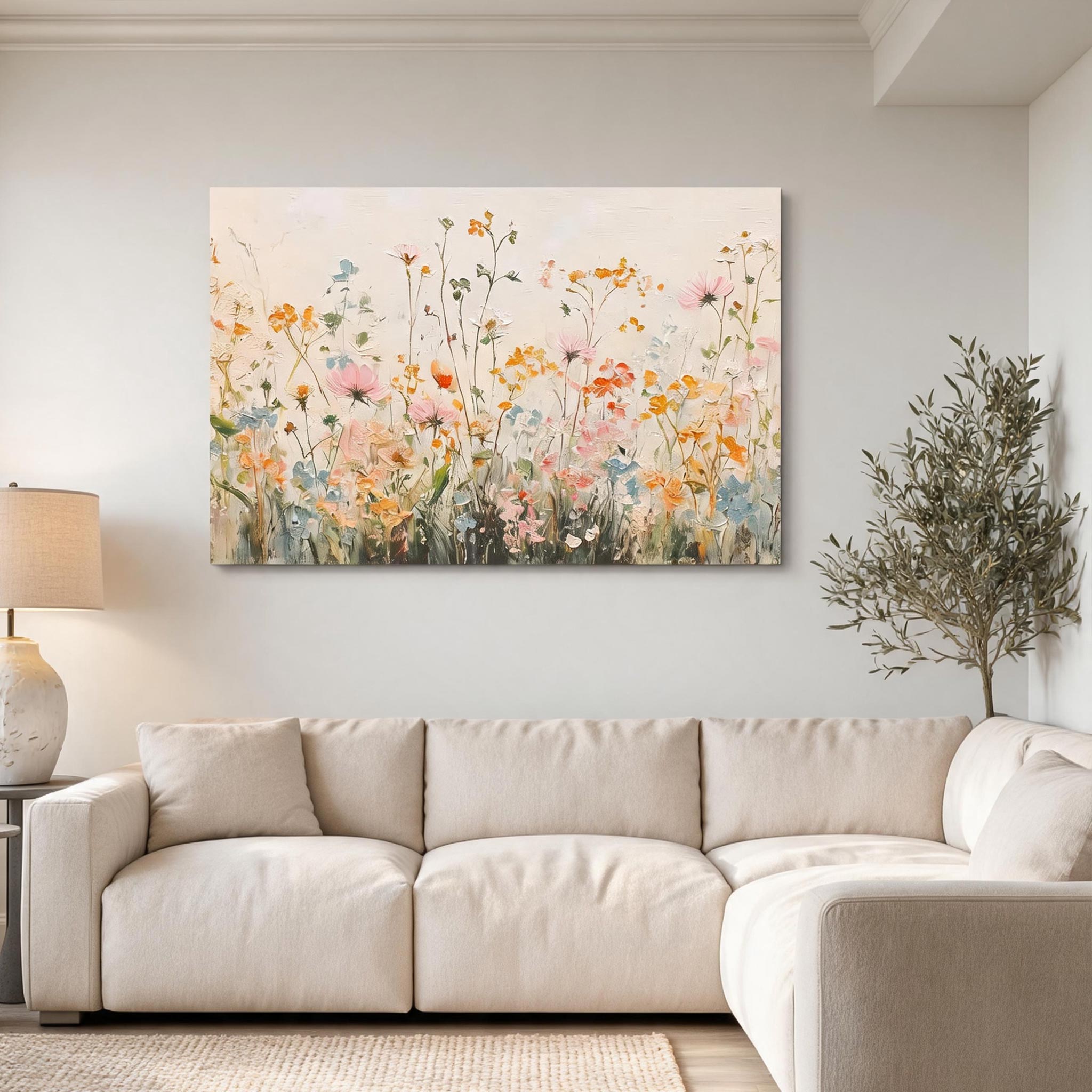Wildflower Field Wall Art #FL029