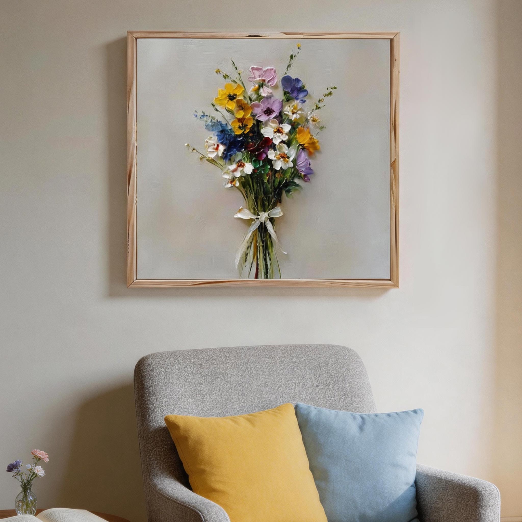 Wildflower Bouquet Wall Art #FL023