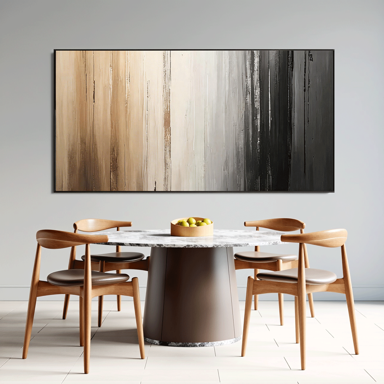 Modern Abstract Wall Art Minimalist Style Painting #AB012