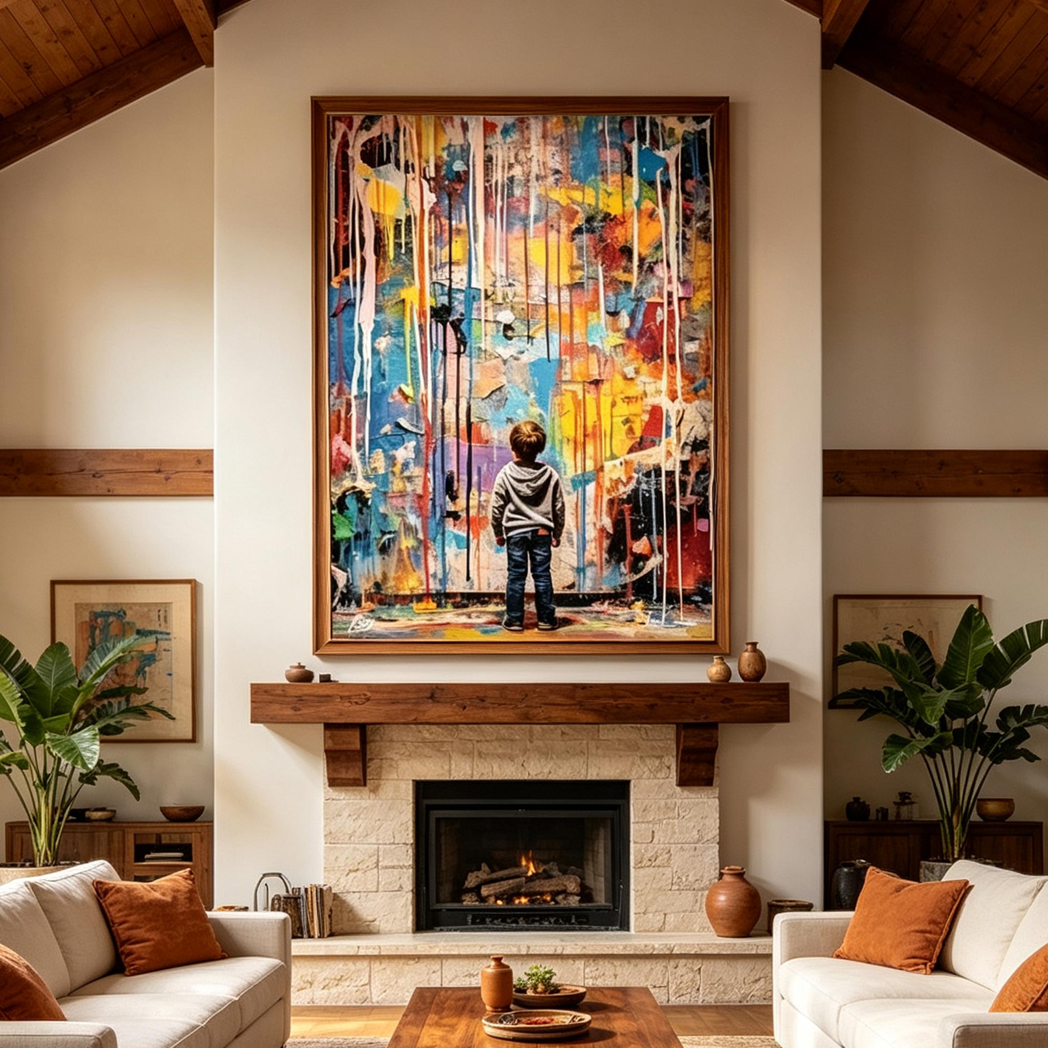 Wonderstruck – Contemporary Splatter Art Painting #CP073