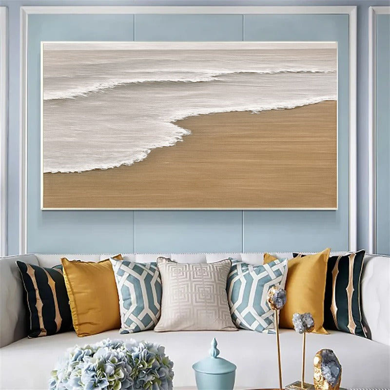 Abstract Ocean Wave Wall Art Painting #AB022