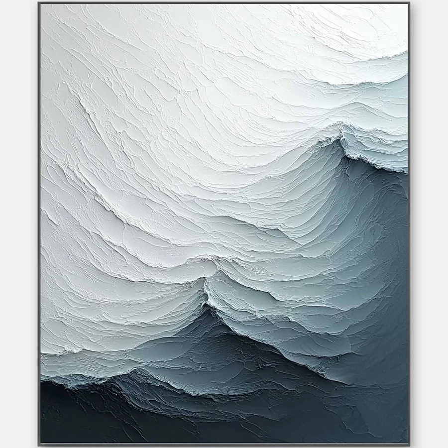 Minimal Ocean Abstract Wall Art #MA003