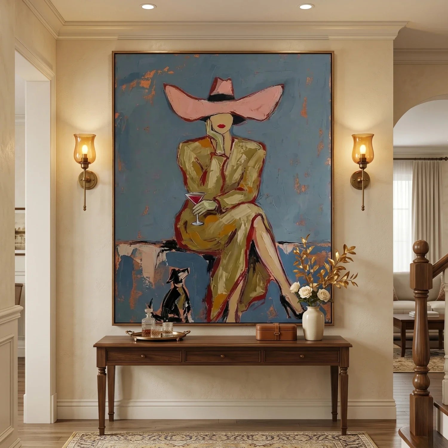 Vintage Americana Art | Velvet Interlude