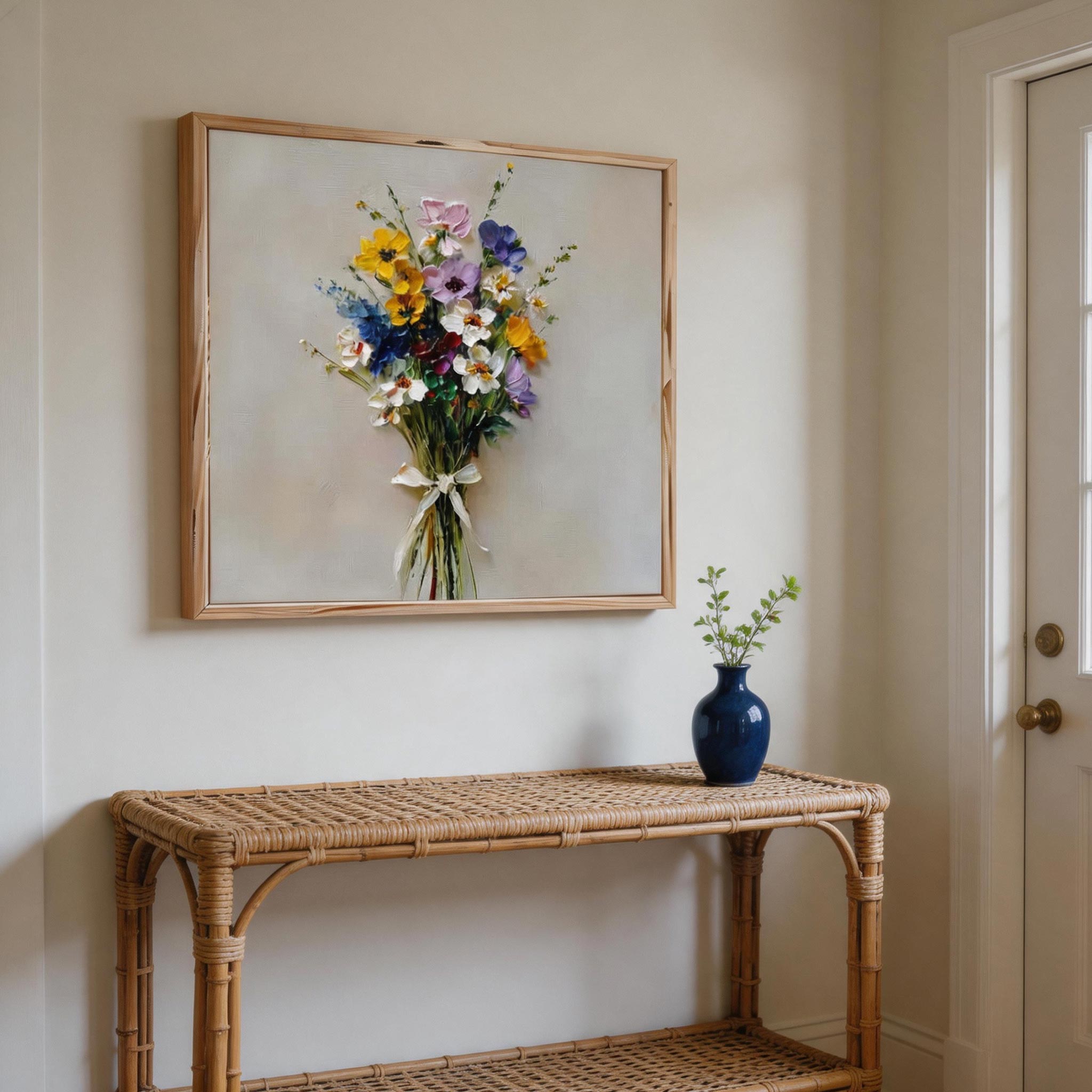 Wildflower Bouquet Wall Art #FL023