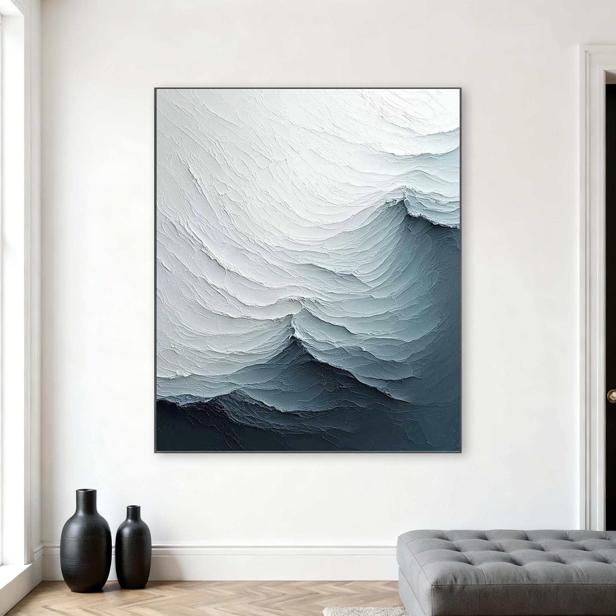 Minimal Ocean Abstract Wall Art #MA003