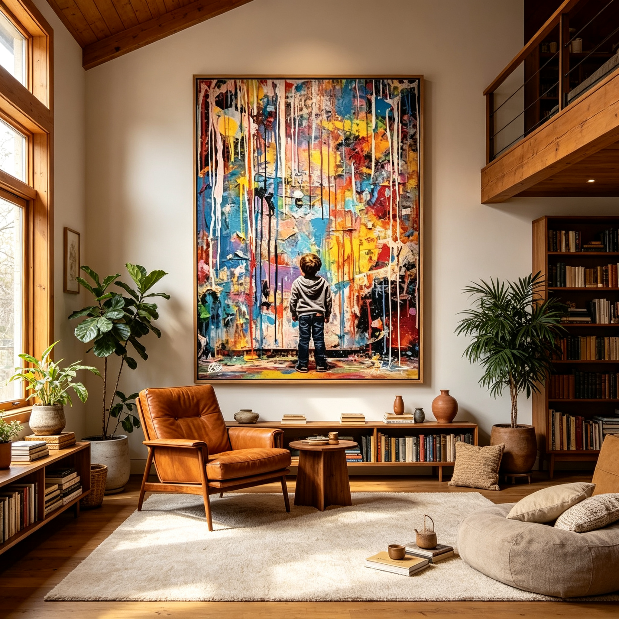 Wonderstruck – Contemporary Splatter Art Painting #CP073