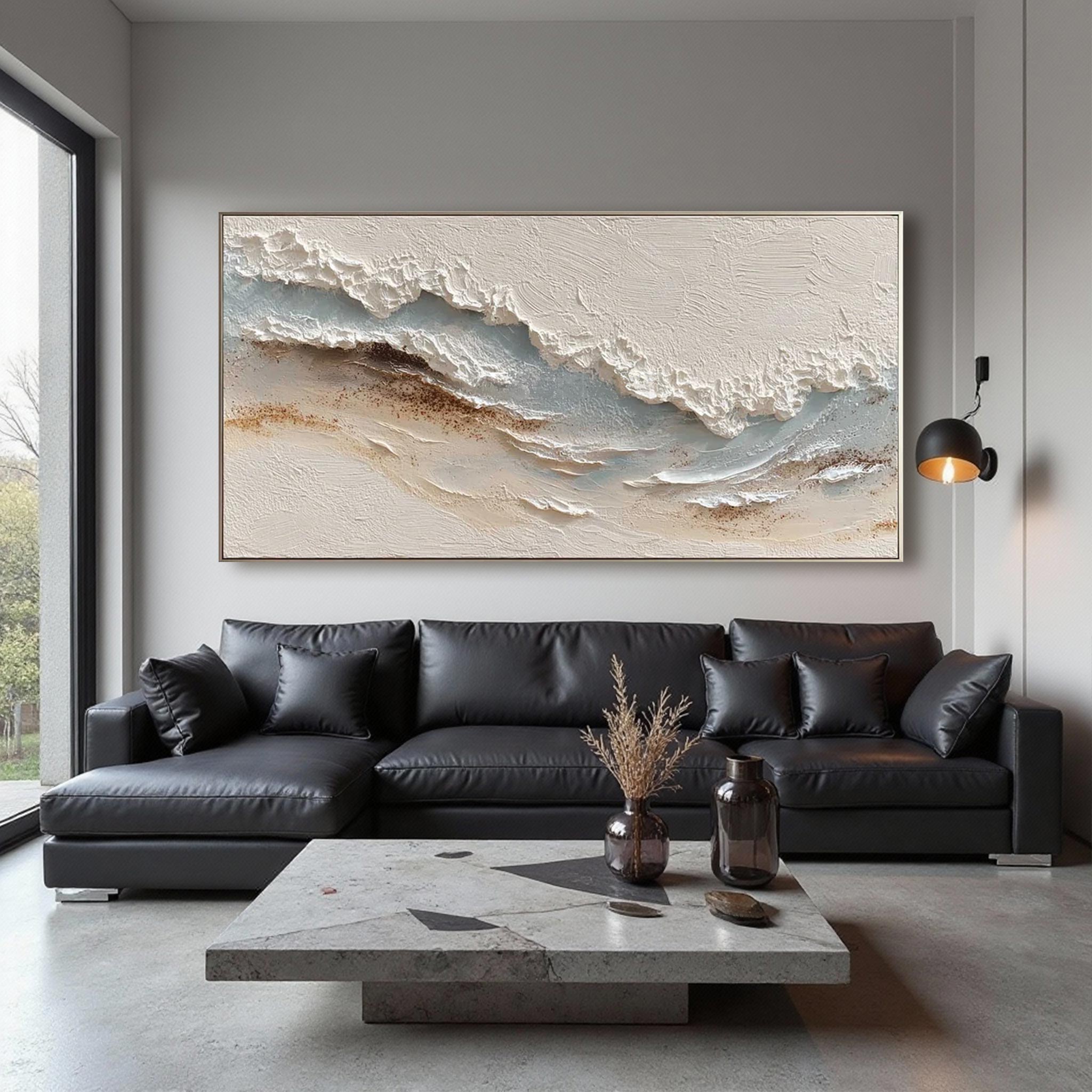 Modern Abstract Landscape Canvas Wall Art #MA003