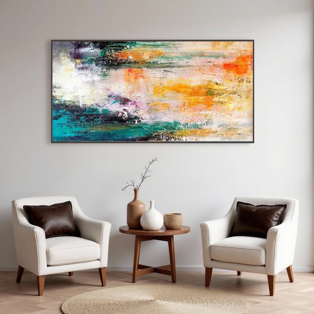 Modern Panoramic Textured Painting #AT039