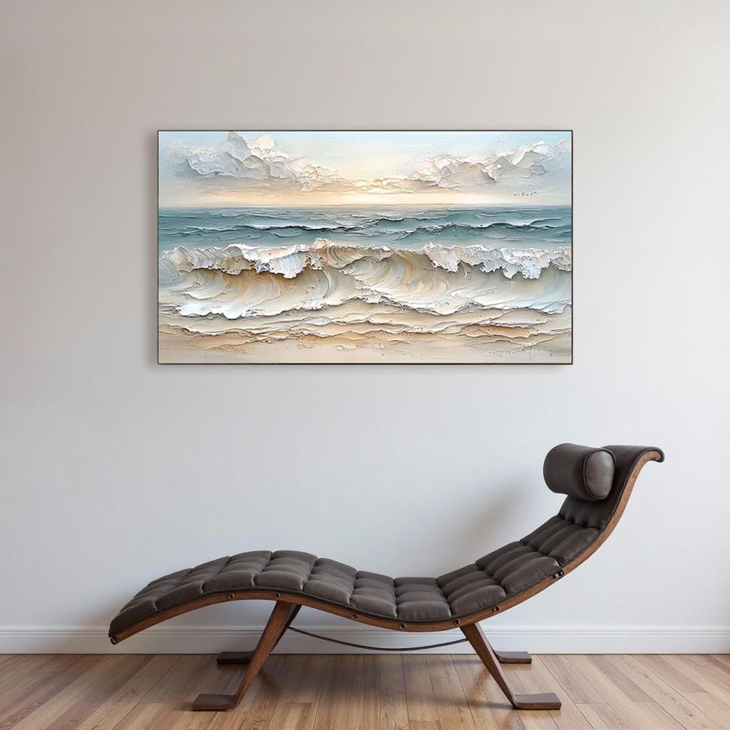 Textured Urban Alley Modern Painting #GT003