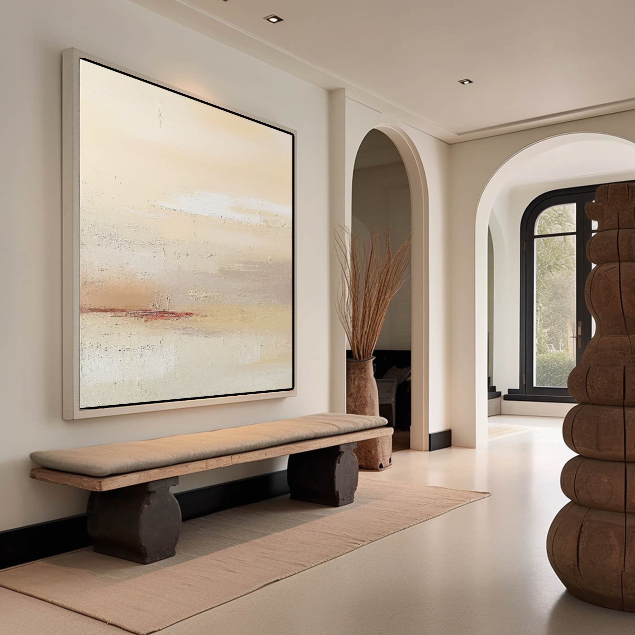 Abstract Art With Soft Colors painting #AB004