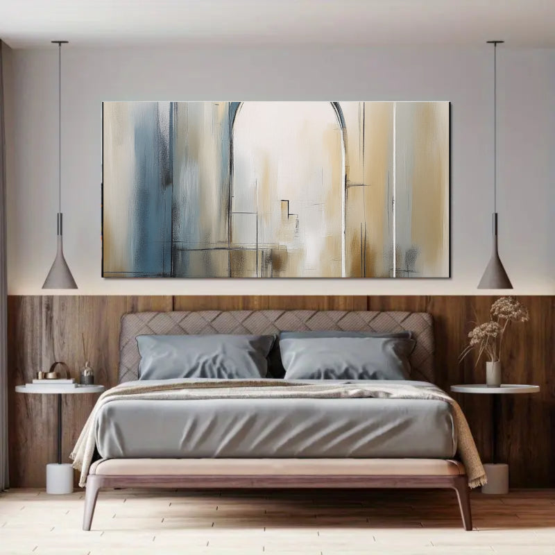 Abstract Art With Soft Colors Painting #AB007