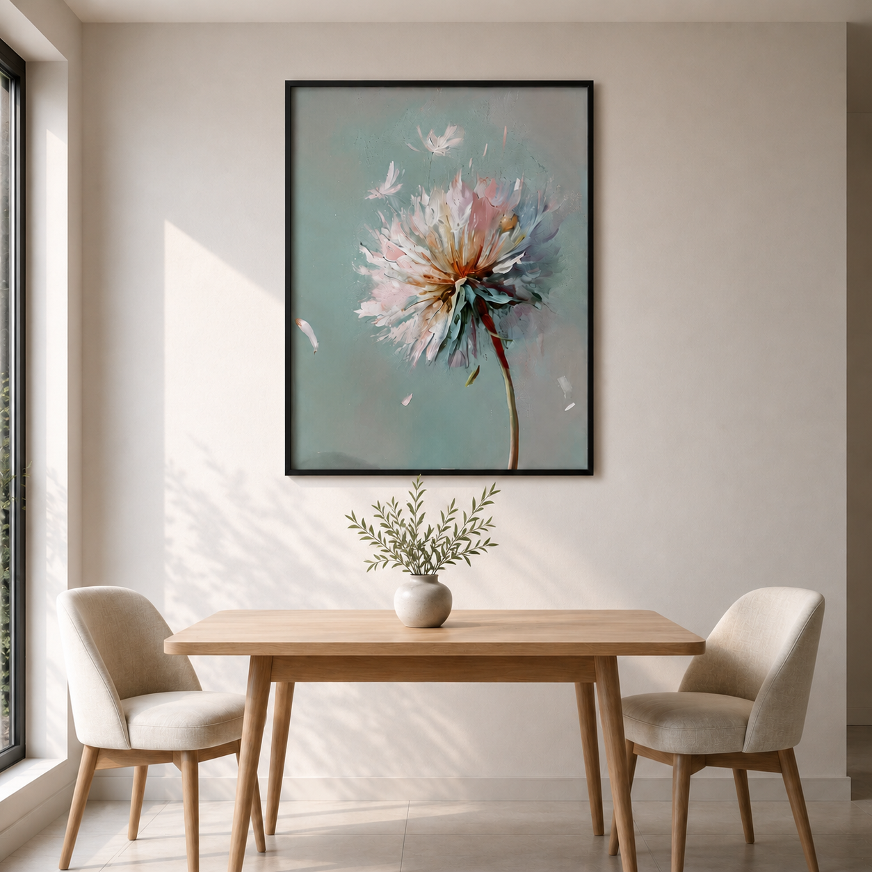 Dandelion Bloom Wall Art #FL036