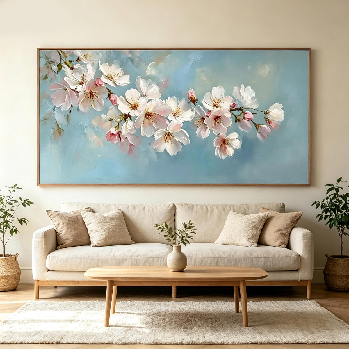 Cherry Blossom Branch Wall Art #FL060