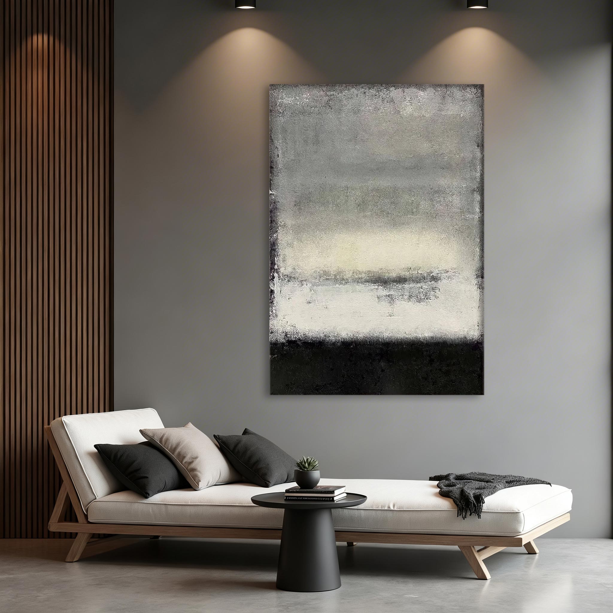Minimalist Neutral Abstract Wall Art MA010