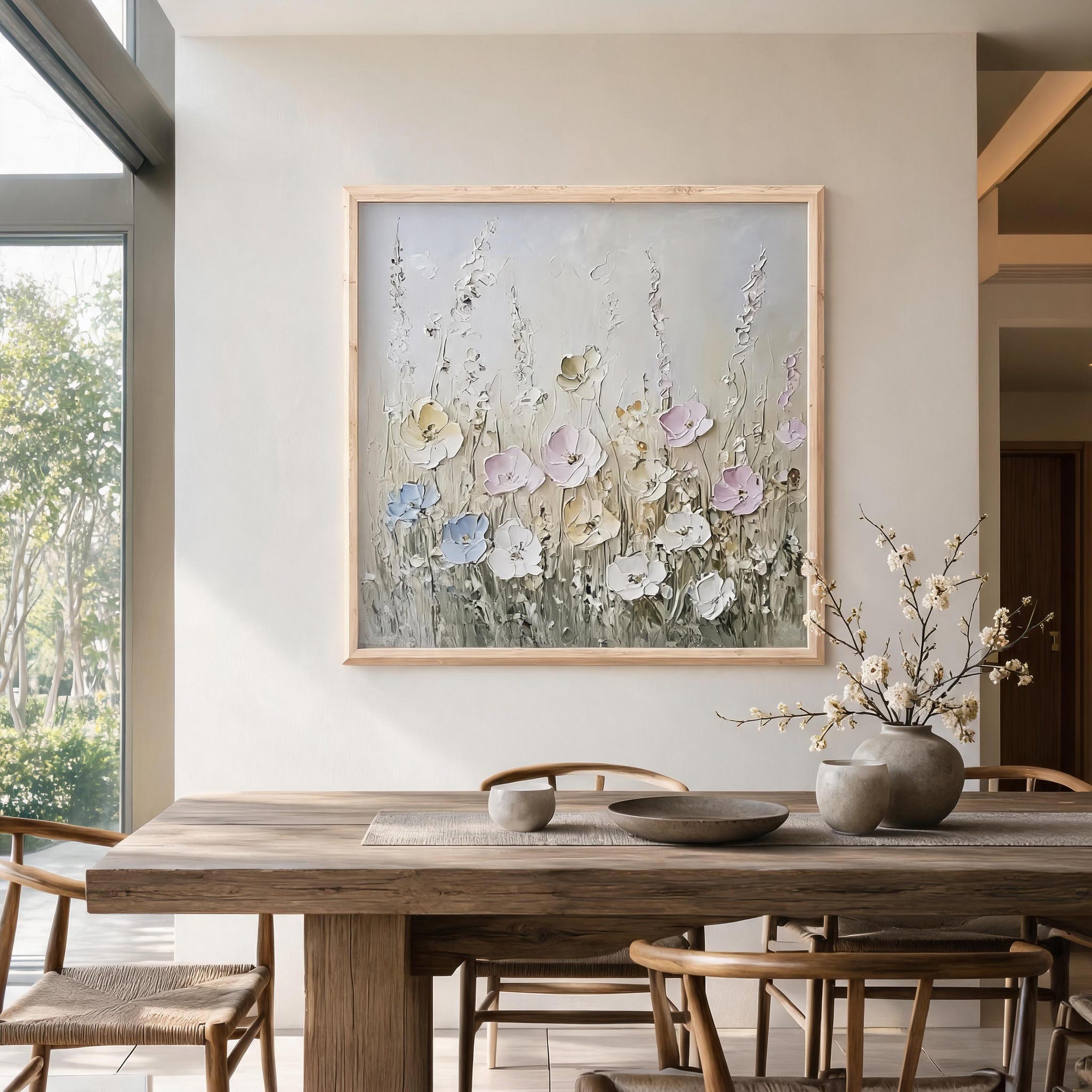 Soft Floral Wall Art #FL060
