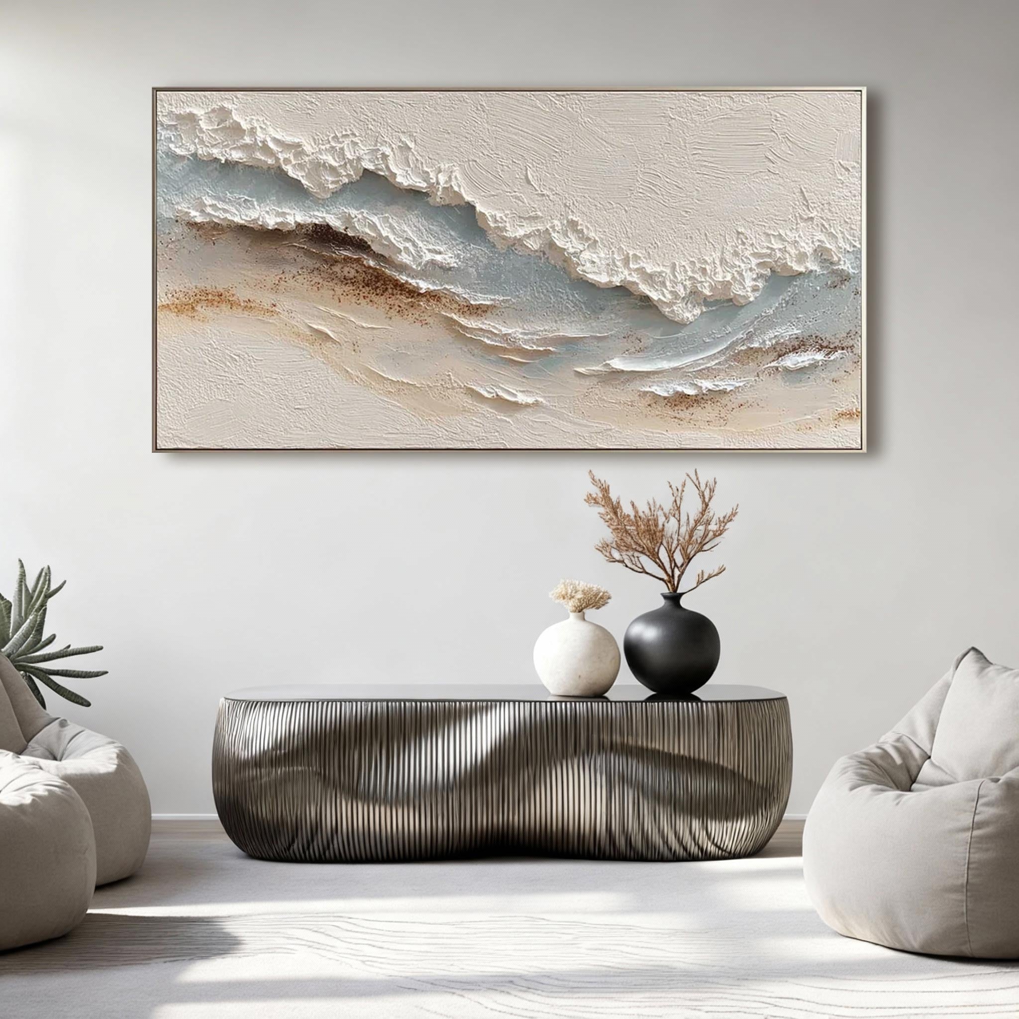 Modern Abstract Landscape Canvas Wall Art #MA003