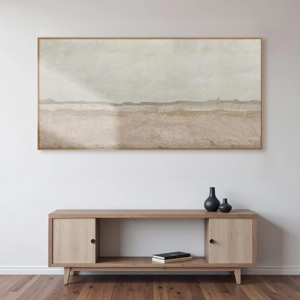 Beige & Earth Tone Abstract Painting #WS022