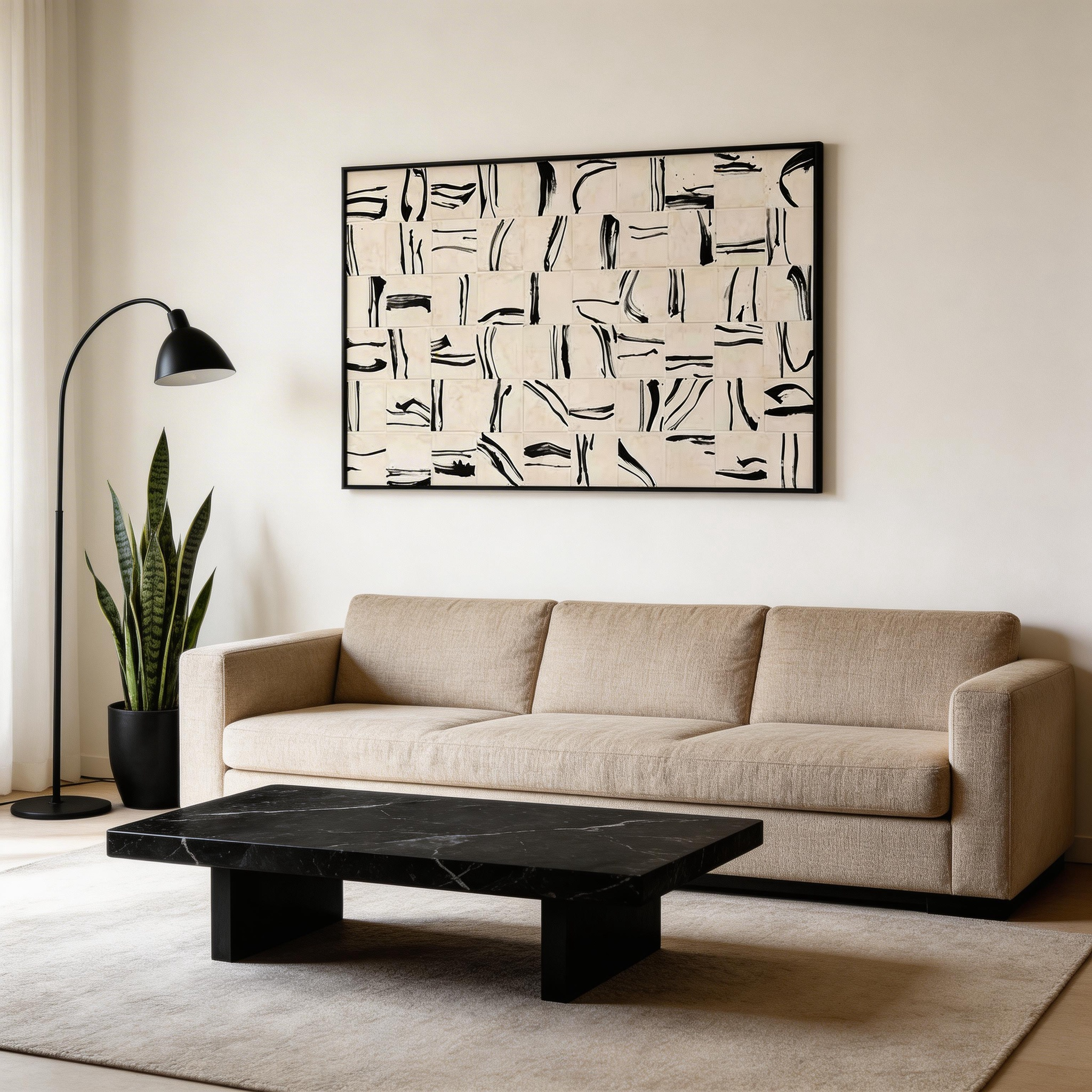 Minimalist Abstract Canvas Wall Art #MA016