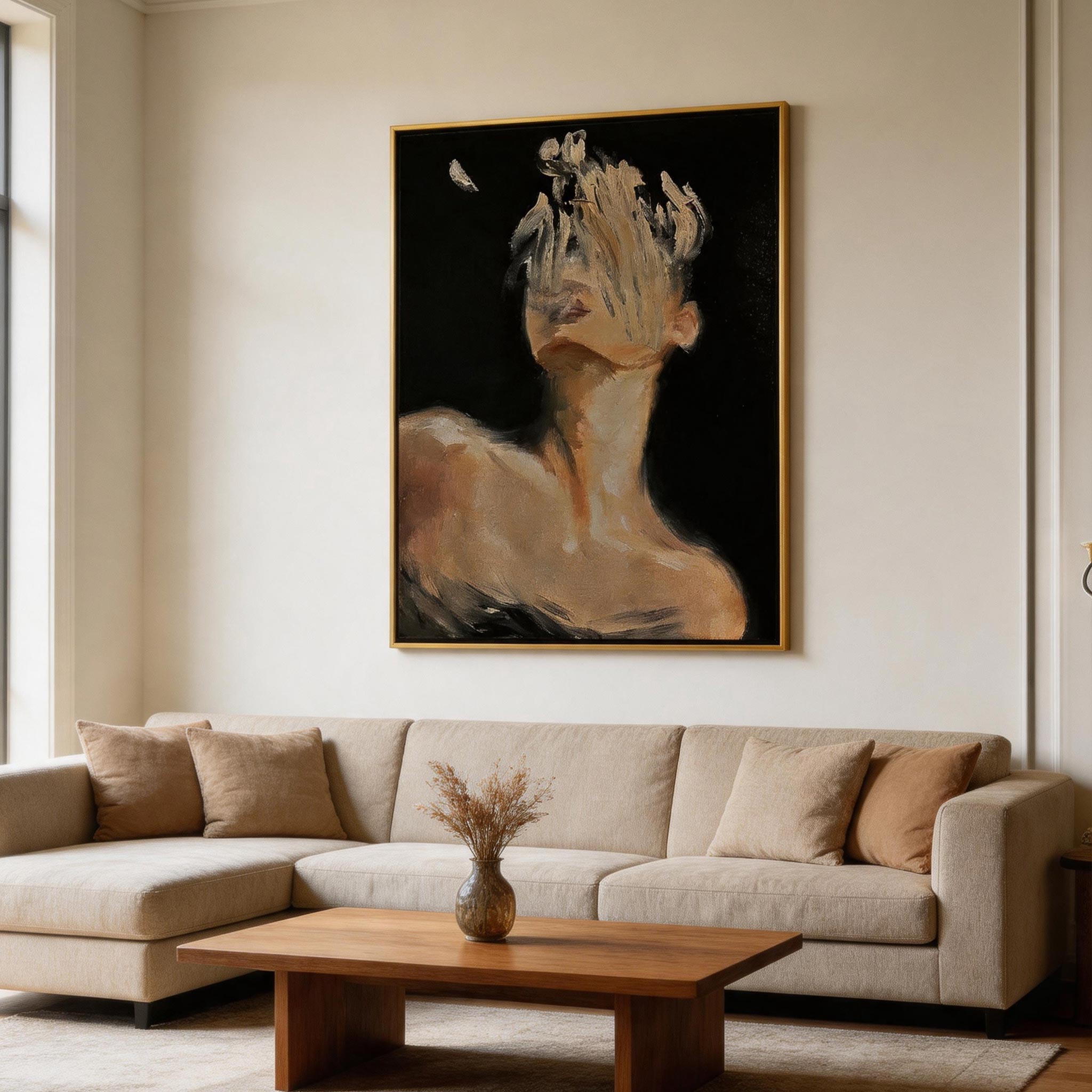 Veil of Light | Abstract Nude Portrait #AB025