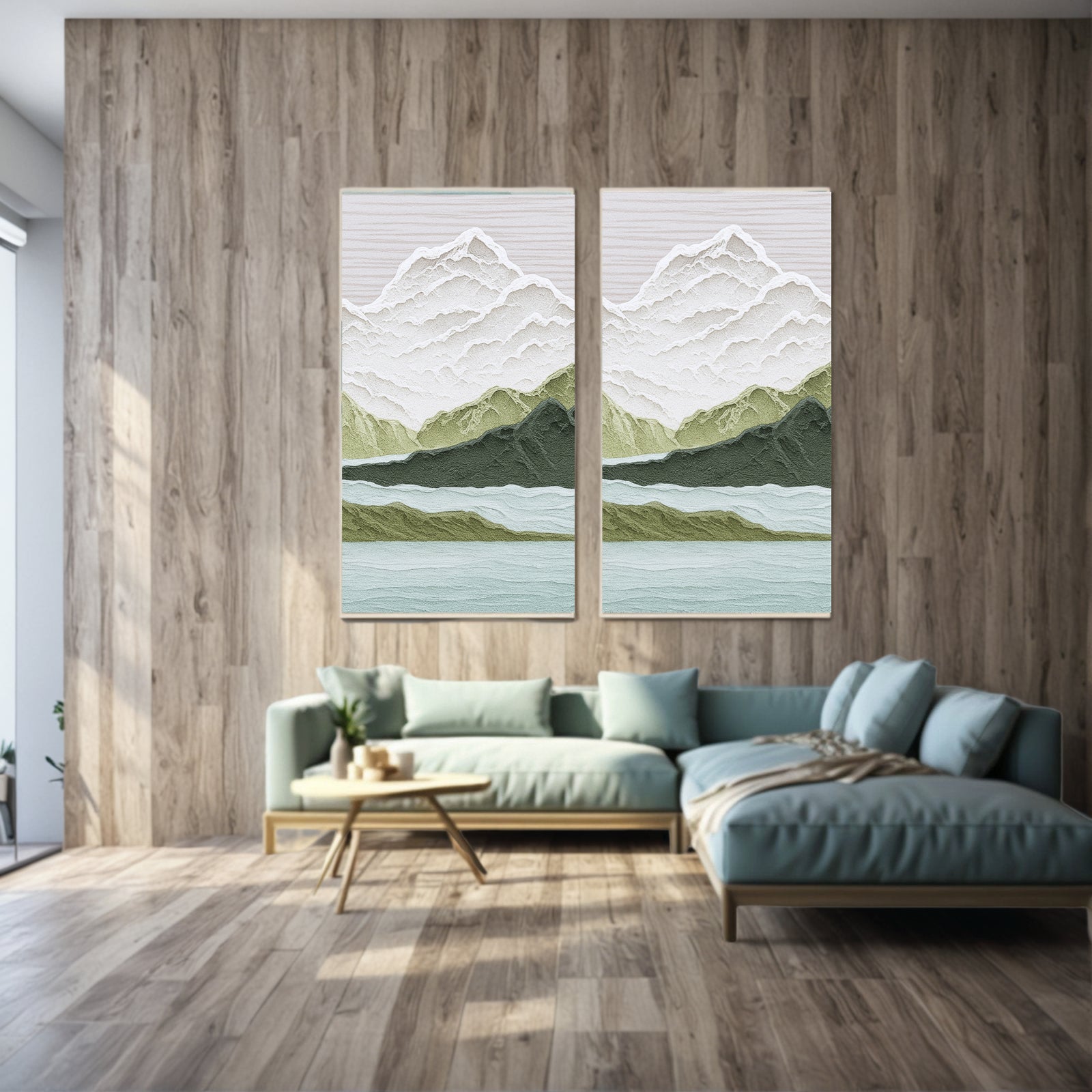 Abstract Landscape Wall Art Painting #AB018