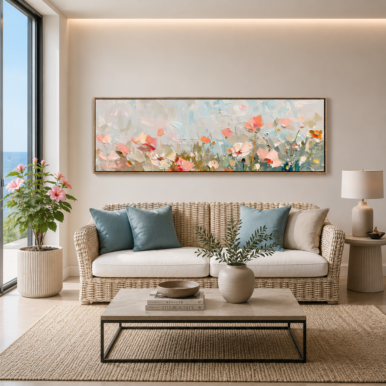 Pastel Wildflower Wall Art #FL030