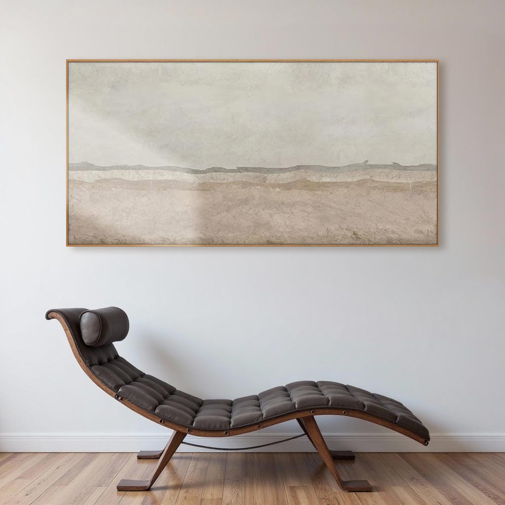 Beige & Earth Tone Abstract Painting #WS022