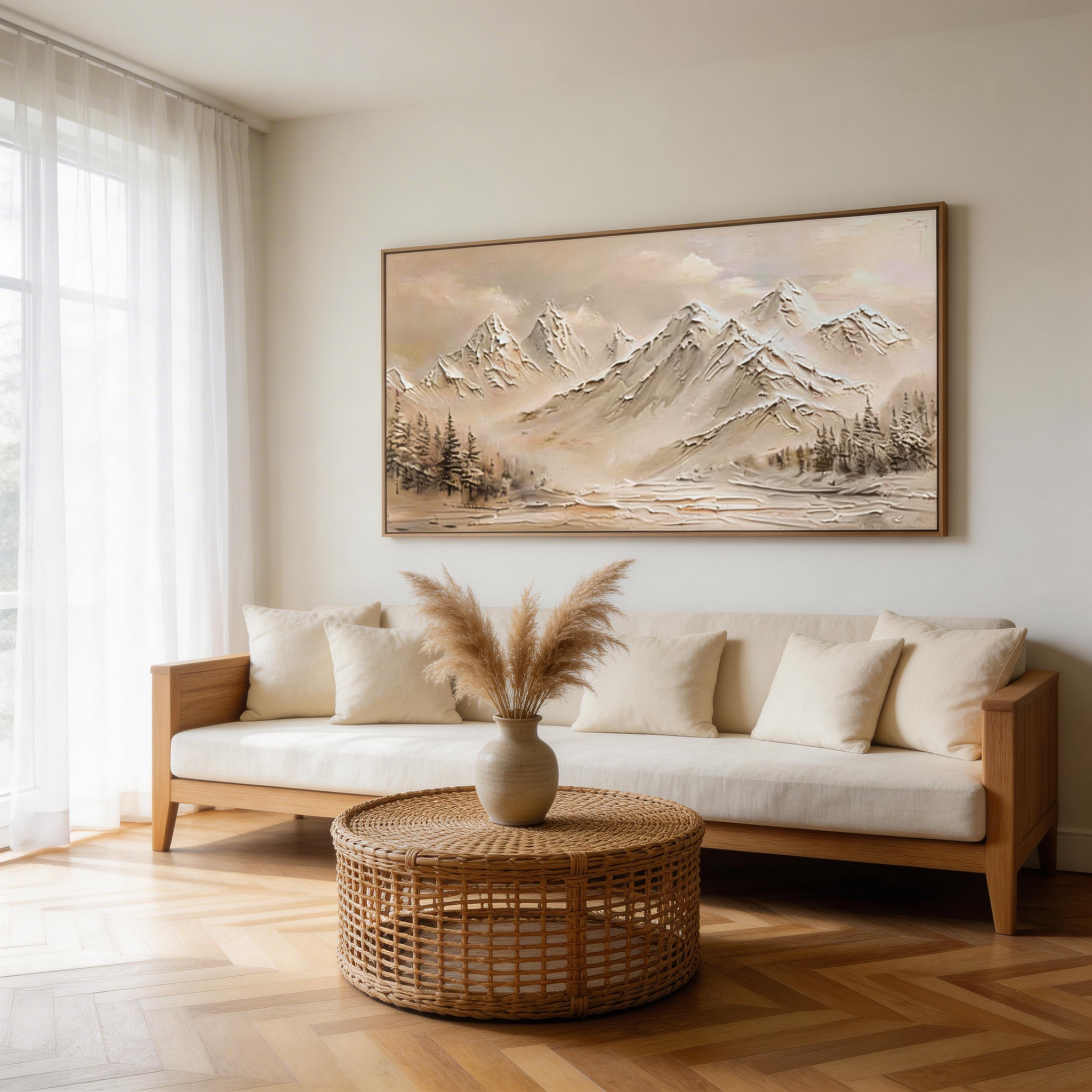 Abstract Mountain Landscape Wall Art #MA025