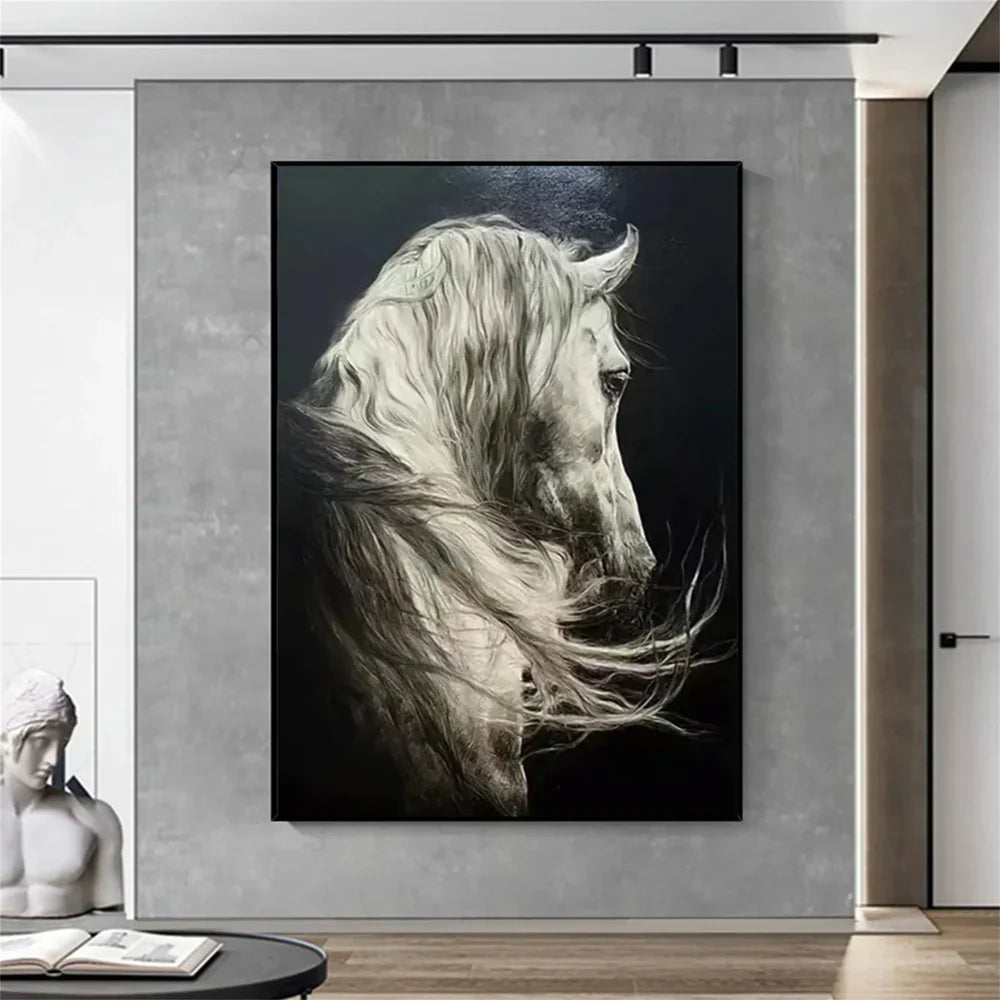 Abstract Animal Art Horse Wall Art #AT002