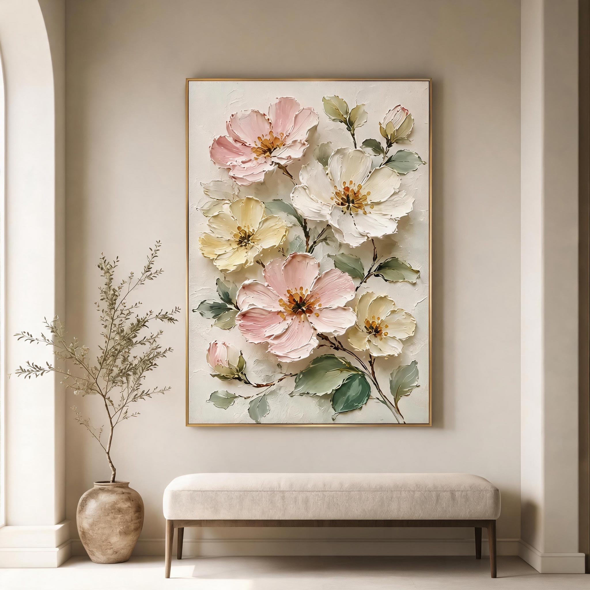 Elegant Floral Wall Art #FL045