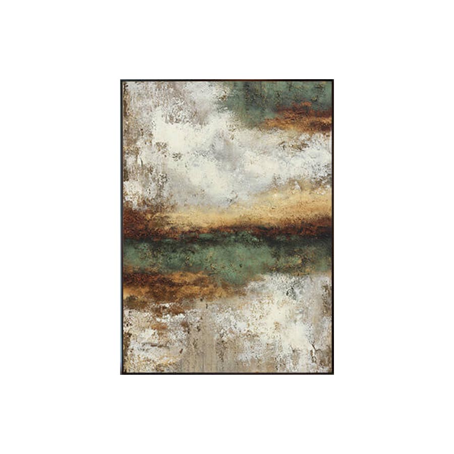 Earth Tone Abstract Landscape Wall Art #MA016
