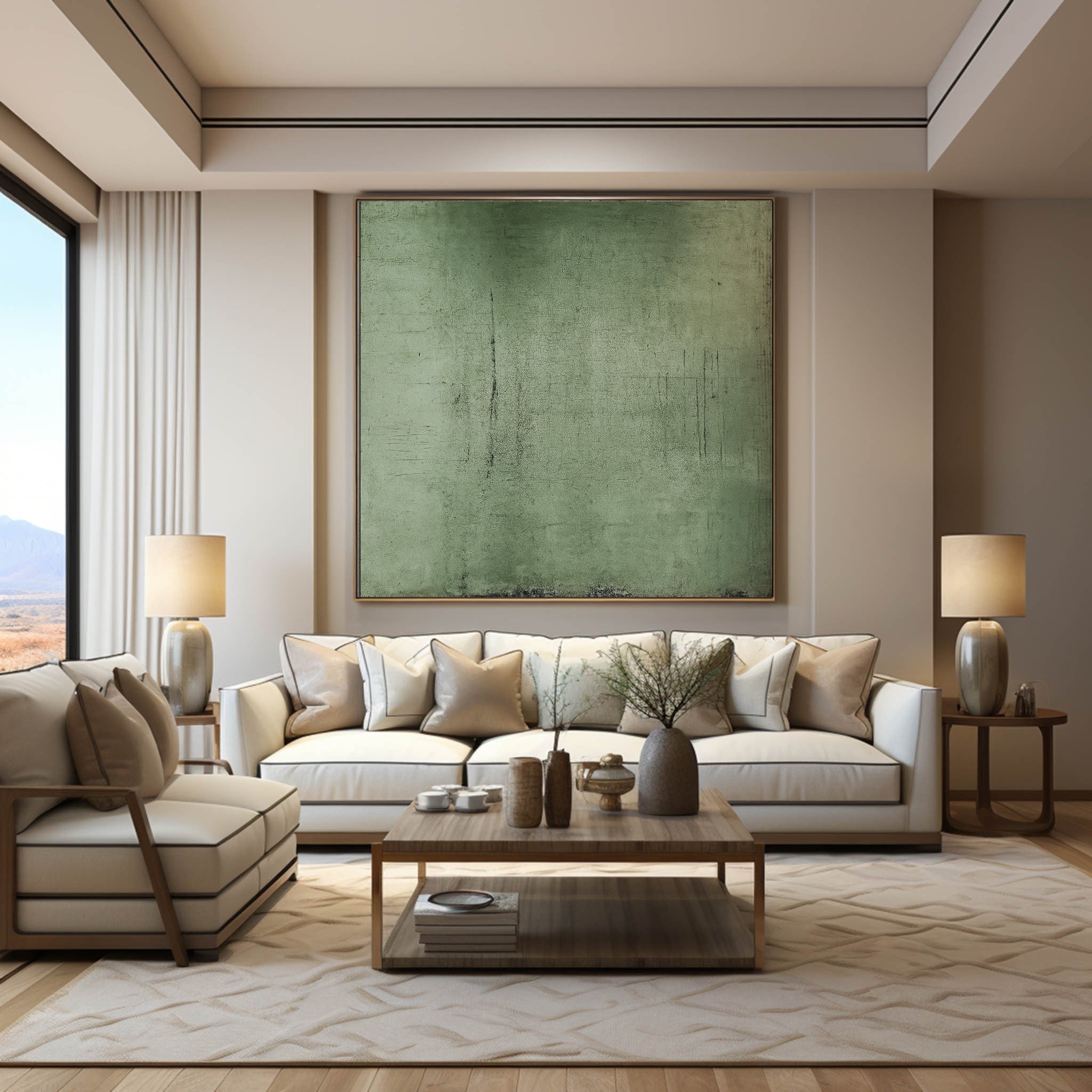 Wabi Sabi Abstract Painting#WS010