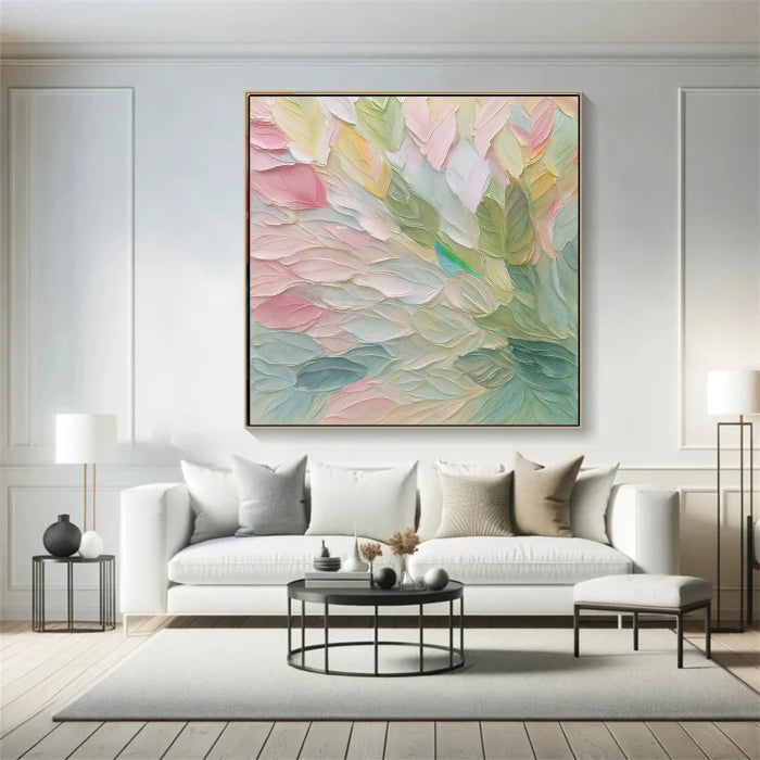 Colorful Abstract Textured Painting Canvas #AT005