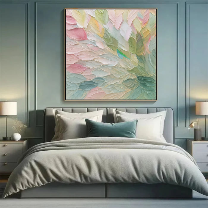 Colorful Abstract Textured Painting Canvas #AT005