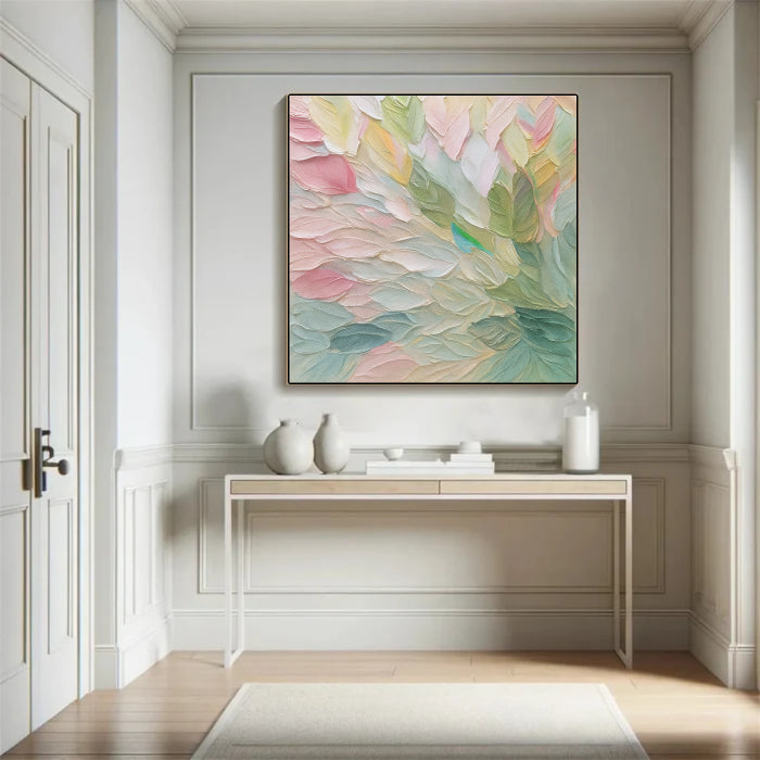 Colorful Abstract Textured Painting Canvas #AT005