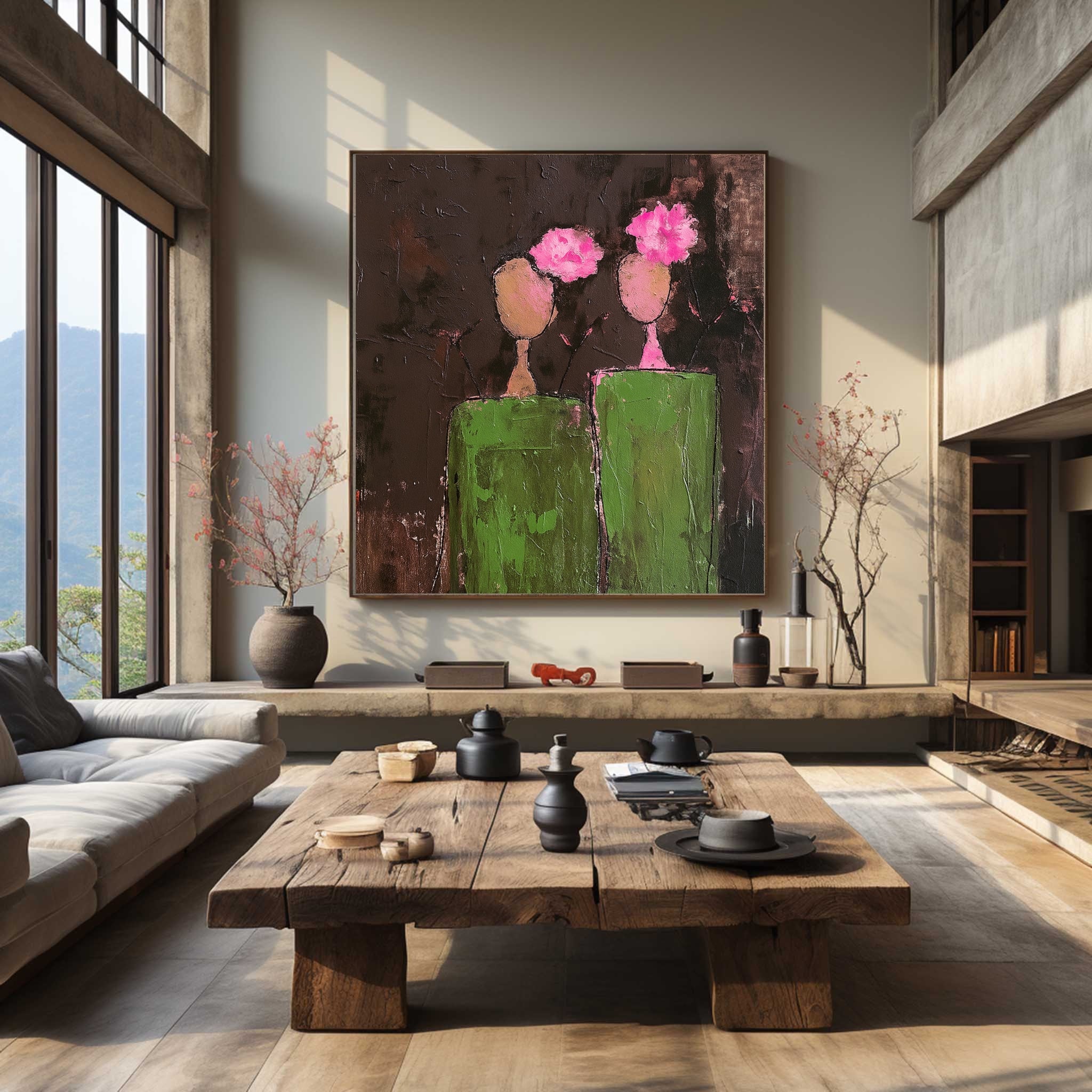 Wabi Sabi Abstract Painting#WS014