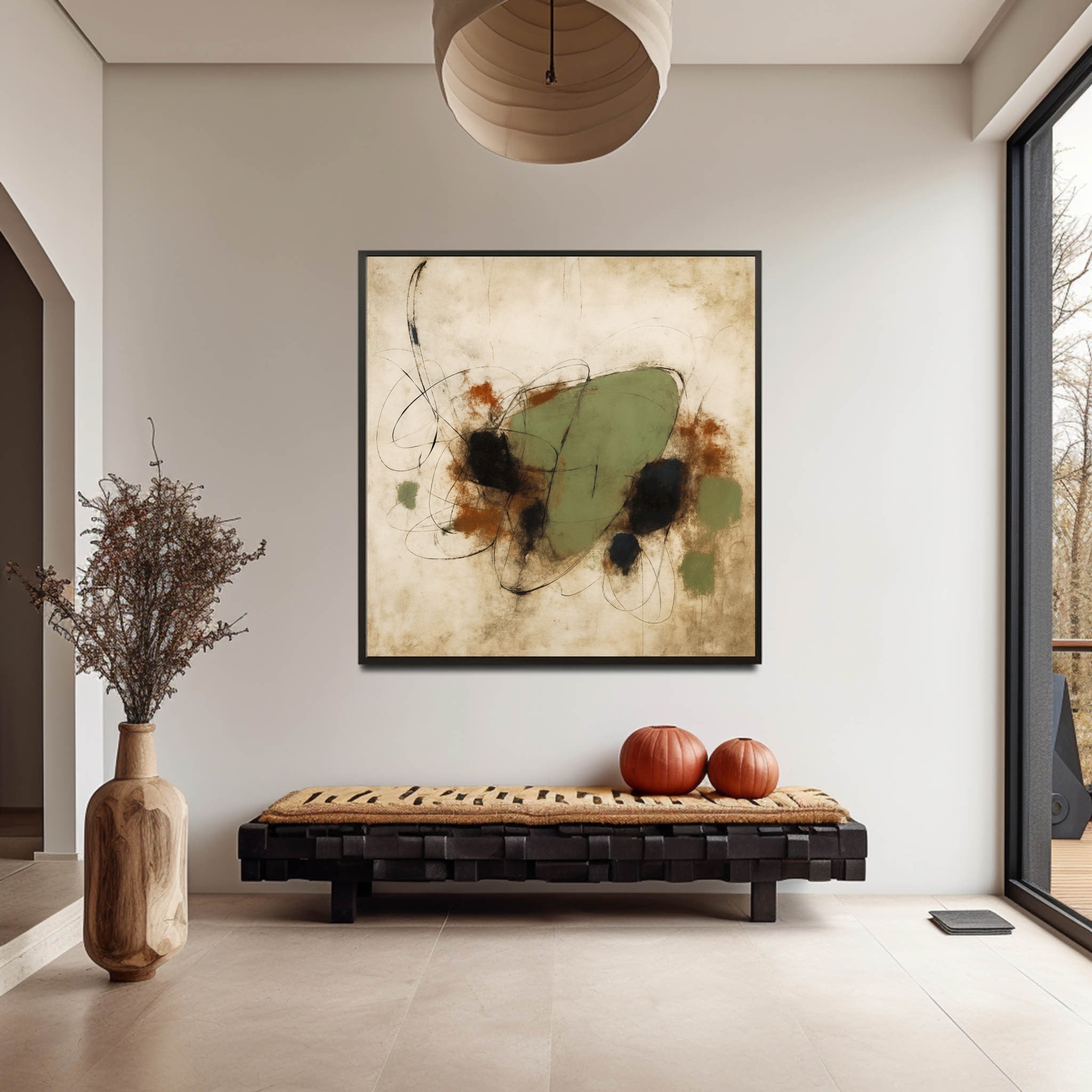 Wabi Sabi Abstract Painting#WS012