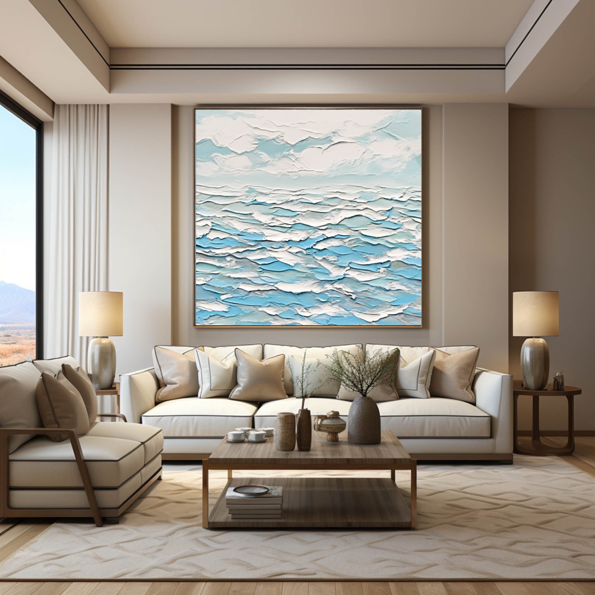 Sky and Ocean painting #SO008
