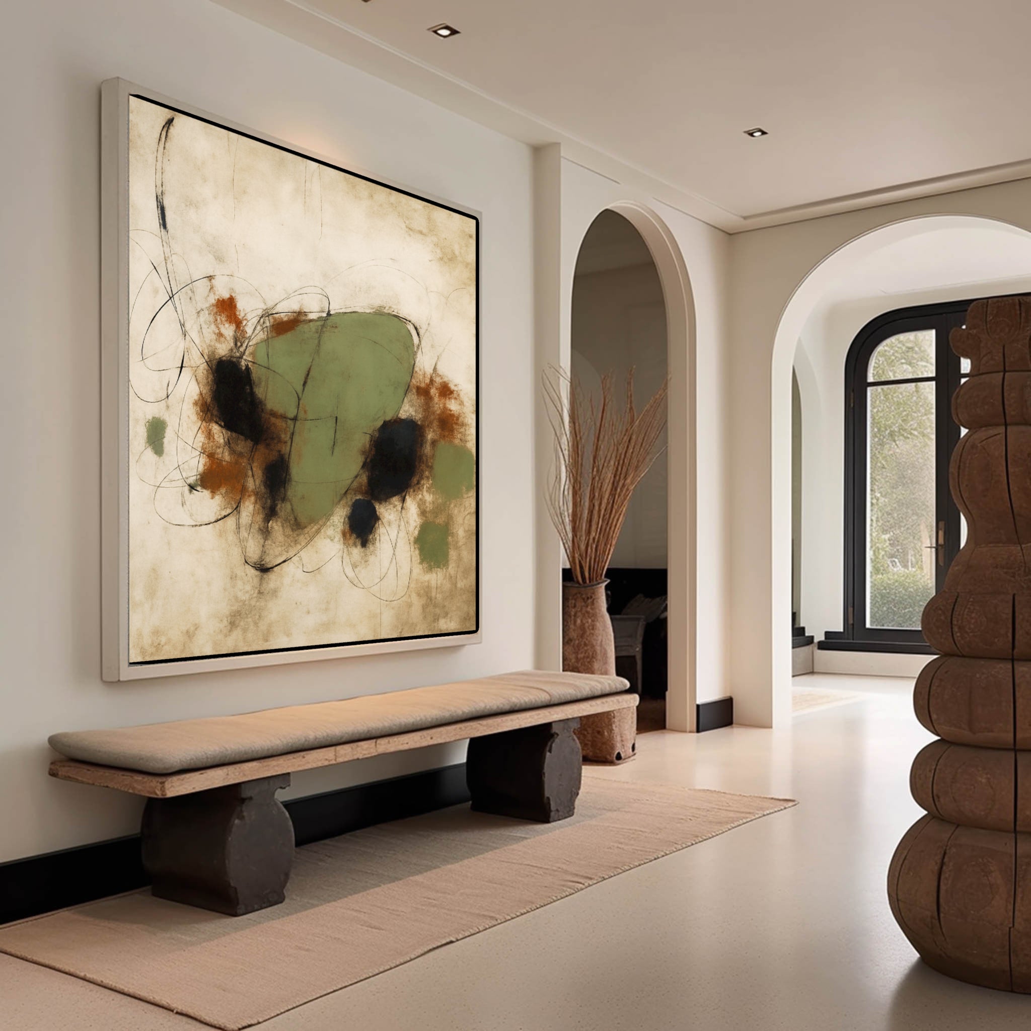 Wabi Sabi Abstract Painting#WS012