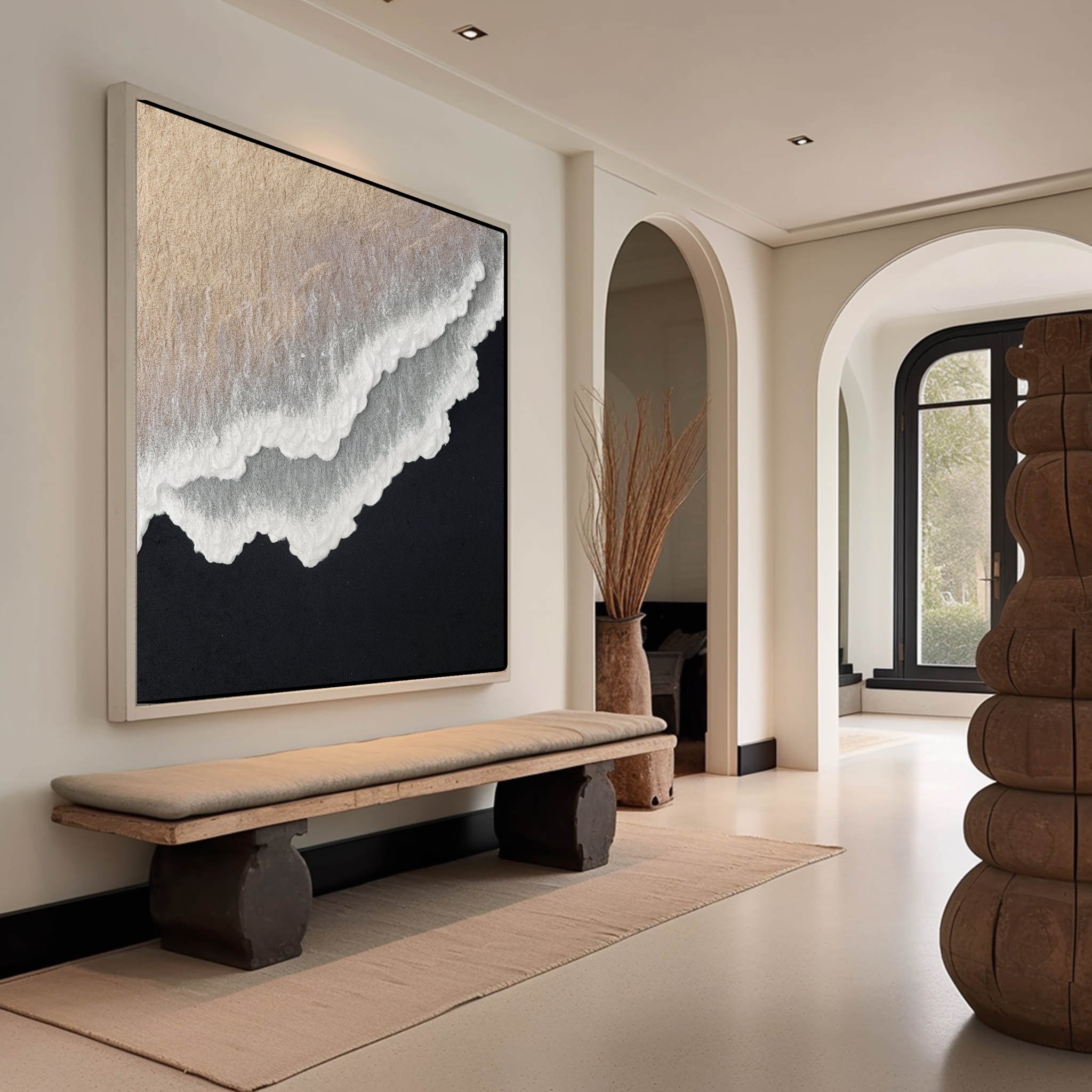 Minimalist Beach And Ocean Art #MB002