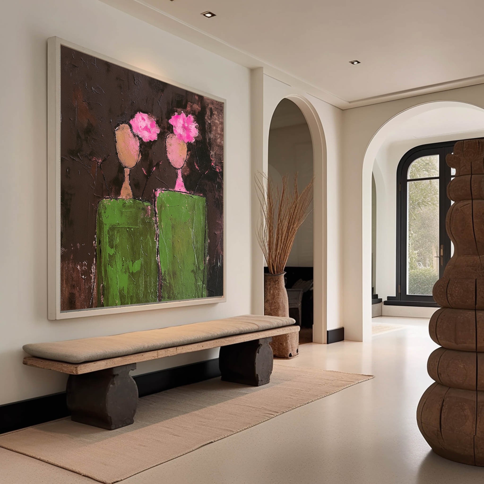 Wabi Sabi Abstract Painting#WS014